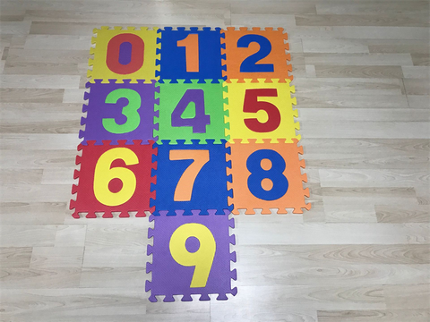Digital EVA floor mat Stitching foam floor mat Household tatami bedroom crawling mat Thickened children floor mat