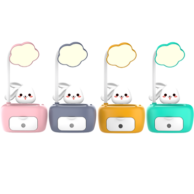 Mengpet small night light (2 models, 4 colors) rechargeable electric desk lamp household supplies