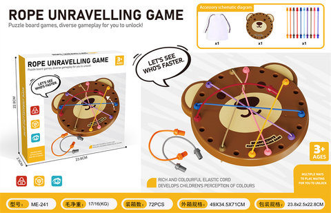 Cute Bear Rope Slaying Board Game Rope Slaying Battle
