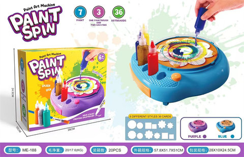 DIY Paint Coloring and Painting Rotating Machine