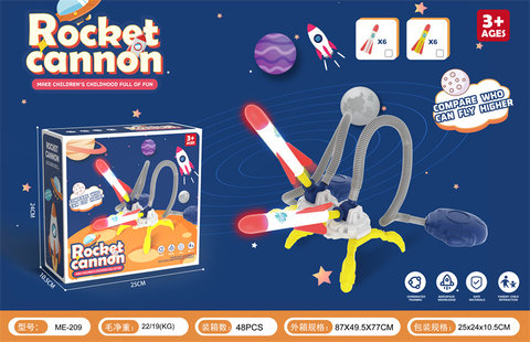 The new pedal rocket comes standard with 6 light arrows for two people
