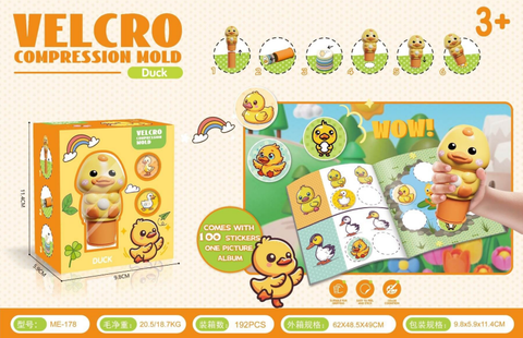Magic Seal Stickers 100PCS+1 Album Duck Edition