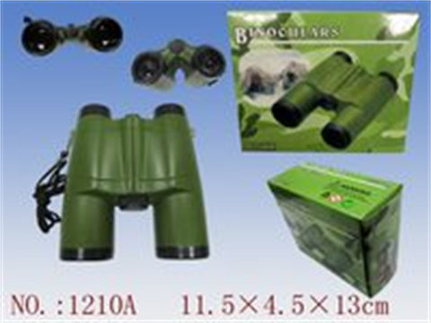 Military green binoculars