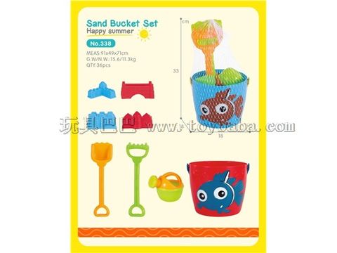 Beach Bucket Pack of 8