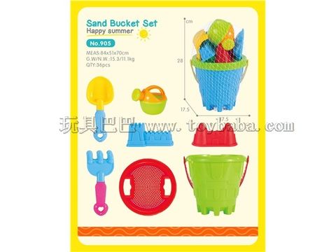 Beach bucket 7-piece set