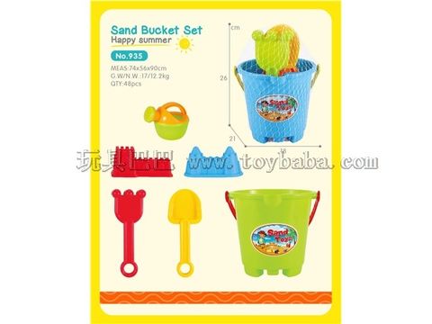 Beach bucket 6-piece set