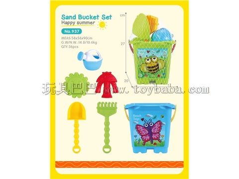 Beach bucket 6-piece set