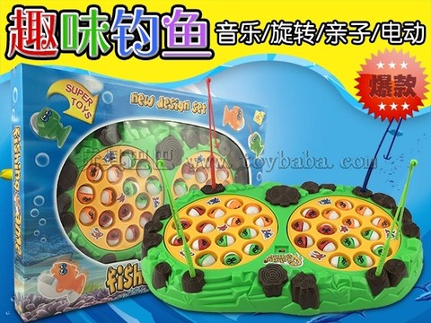 Factory direct sales NO. 2816 Big tree fishing electric/music/rotating/parent-child hot selling children's toys