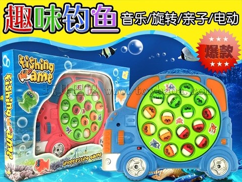 Factory direct sales NO. 2812 car fishing electric/music/spin/parent-child hot sales children's toys