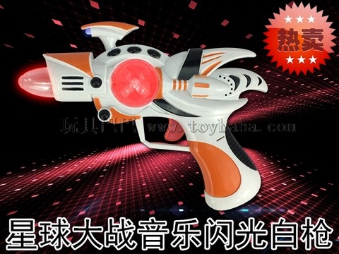 Factory direct sales Star Wars hot sales space gunshots red blue lights double flash toy guns NO.8648