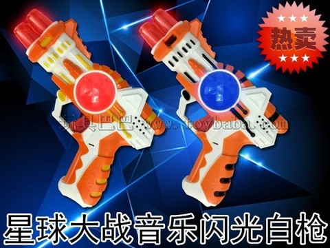 Factory direct sales Star Wars hot sales space gunshots red blue lights double flash toy guns NO.8641