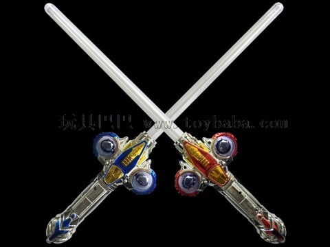 Factory direct sales hot-selling children's luminous toys NO. 8868A electric colorful flash sword stick emits space sound sword stick