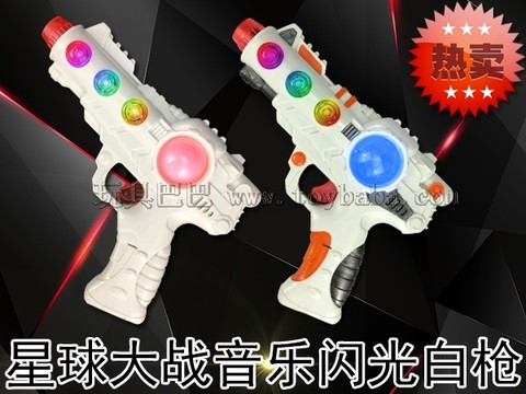 Factory direct sales Star Wars hot sales space gunshots red blue lights double flash toy guns NO.8646