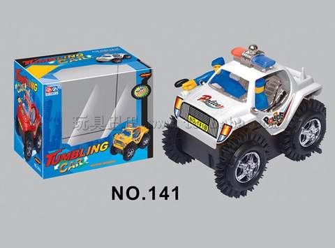Electric dump police car