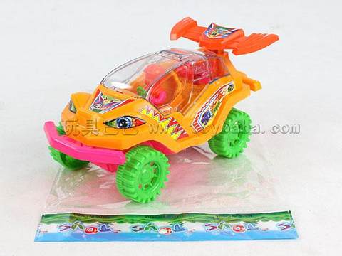 Pull-pulled light cart