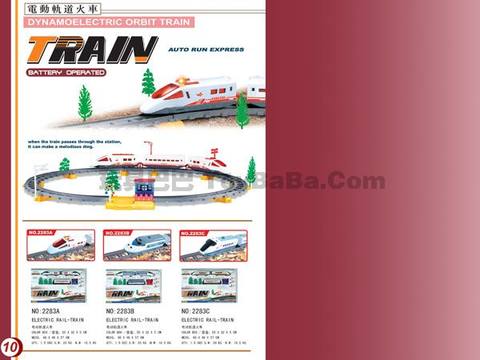 Electric rail train