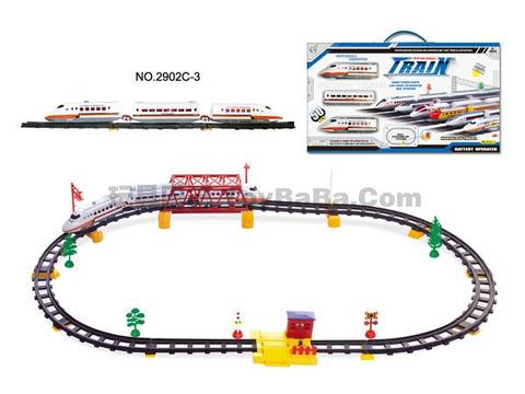 Electric rail train