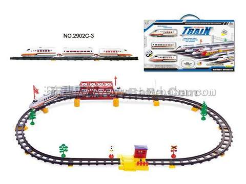 Electric rail train