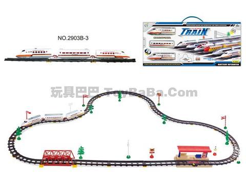 Electric rail train