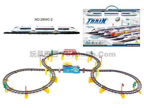 Electric rail train