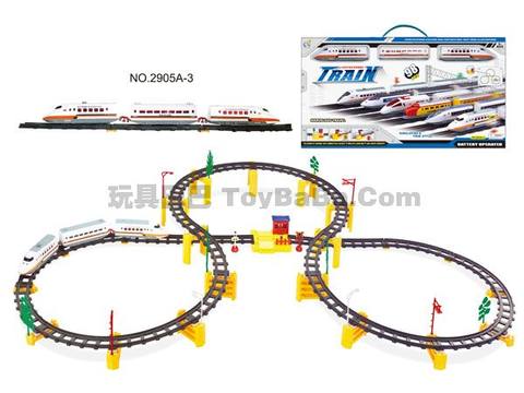 Electric rail train