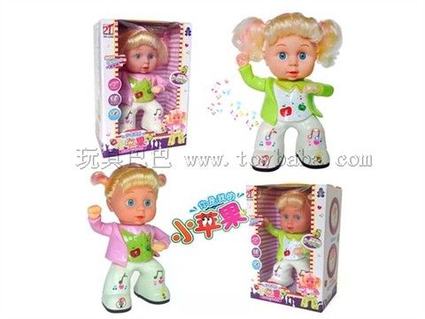 Electric doll with light