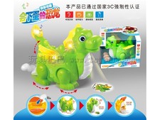电动生蛋卡通恐龙带投影