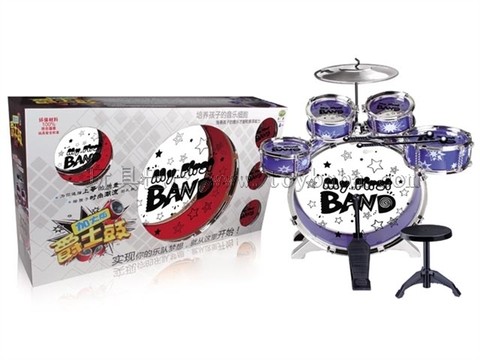 Jazz Drum Set (5 drums + chairs, Chinese)