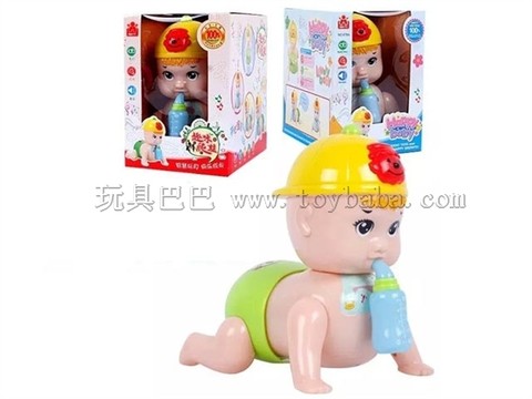 Light, music, electric fun climbing baby (Chinese)