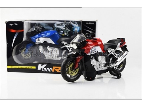 Electric universal motorcycle with light and music (red and blue 2 colors mixed)