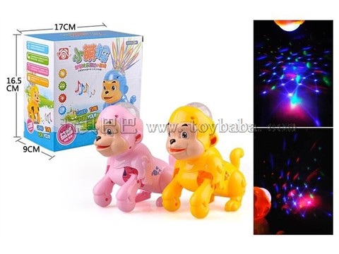 Electric little cute monkey