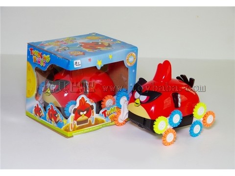 Electric twelve-wheel Angry Birds dump truck