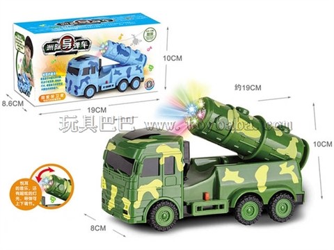 Electric universal intercontinental missile vehicle with colorful stars, lights and music (Chinese)