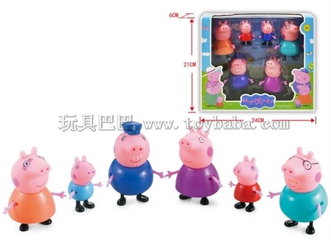 Pepe Pig Family of Six