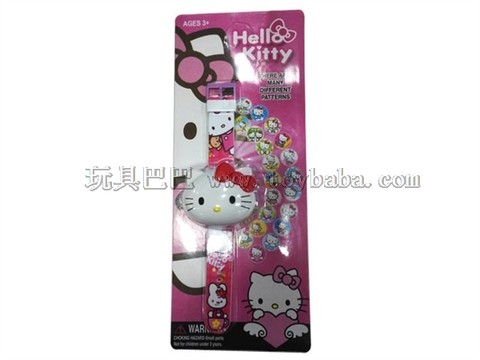 KT Cat projection watch with flip mask