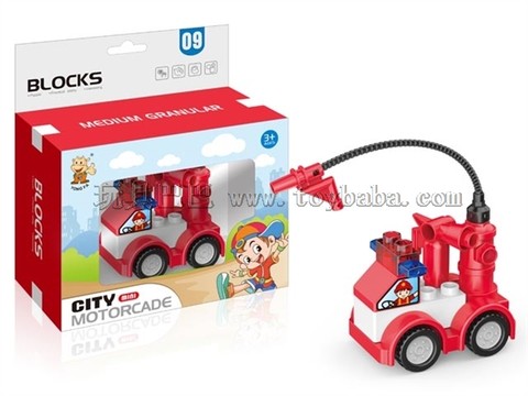 Fire truck building blocks (8PCS)