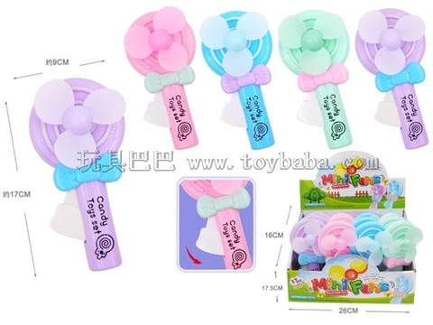 Lollipop handheld fan (12 pieces)