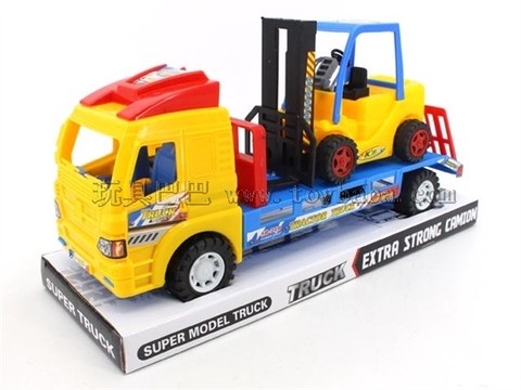 Inertial engineering vehicle-mounted trailer (three-color mixed)
