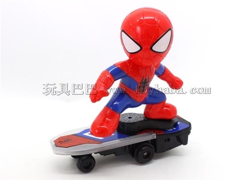 Electric stunt Spider-Man scooter