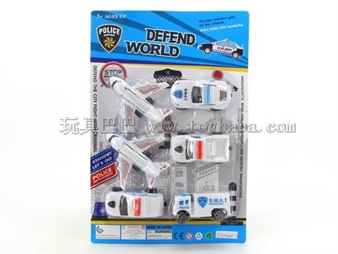 2 returning aircraft +4 returning police cars
