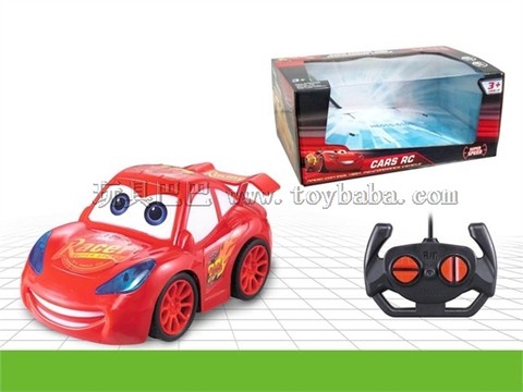Small Q version of the General Motors Four-way remote control car with headlights