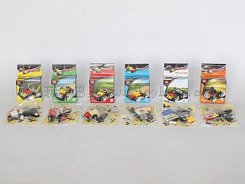 Children's DIY toys, educational assembly, building blocks, educational assembly, self-assembling toys, 6 mixed products