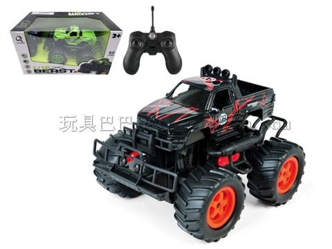 Four-way remote control off-road Jeep 1:16 (with lights)