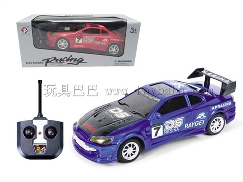 Four-way remote control racing car 1:24 (with lights)