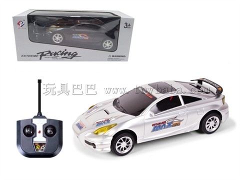 Remote control car Four-way remote control racing car 1:24 with lights
