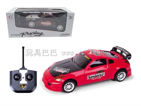 Remote control car Four-way remote control racing car 1:24 with lights