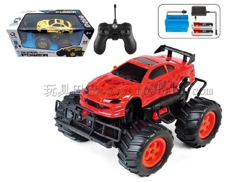 Remote control car four-way cross-country racing car 1:16 with lights, remote control with sound with demonstration function
