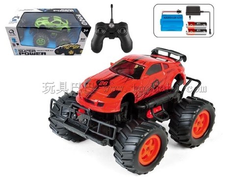 Remote control car four-way cross-country racing car 1:16 with lights, remote control with sound with demonstration function