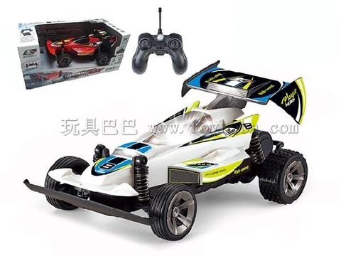 Remote control car four-way high-speed four-wheel drive car with 3D light at 1:20, remote control with sound