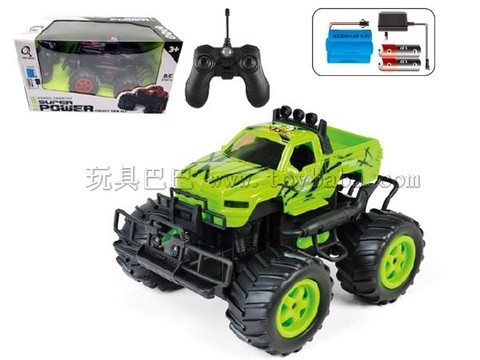 Remote control car Four-way off-road Jeep with light at 1:16, remote control with sound and demonstration function